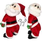 Papai Noel 32cm Musical Dançarino Mexe O Bumbum para enfeitar sua árvore