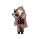 Papai Noel 45 cm em Pé Boneco Luxo Decoração Natalina Enfeite Papai Noel 45 cm em Pé Boneco Luxo Decoração Natalina Enfeite