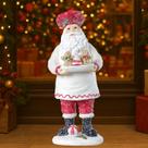 Papai noel confeitaria ginger vermelho/branco - 31,5cm Papai noel confeitaria ginger vermelho/branco - 31,5cm