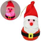 Papai noel craquelado com led a bateria 13cm Papai noel craquelado com led a bateria 13cm
