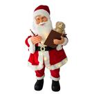 Papai noel em pé com som - luz - movimento - caderno
