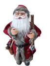 Papai Noel em Pé Lenhador Vermelho Papai Noel em Pé Lenhador Vermelho