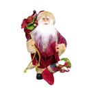 Papai Noel Em Pe Vermelho E Verde 30cm Florarte 57500 Papai Noel Em Pe Vermelho E Verde 30cm Florarte 57500