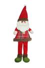 Papai Noel Enfeite De Natal Perna Mole Boneco De Neve G 40cm Papai Noel Enfeite De Natal Perna Mole Boneco De Neve G 40cm