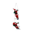 Papai Noel Escalando Escada Decoração De Árvore De Natal Pingente De Corda Suspenso Feliz Natal 2025