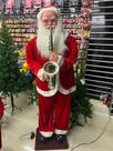 Papai Noel Gigante Musical Com Saxofone Bivot-60Cm/ 1.20 Metros/1,80 Metros Papai Noel Gigante Musical Com Saxofone Bivot-60Cm/ 1.20 Metros/1,80 Metros