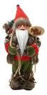 Papai Noel Grande Lenhador Boneco Enfeite Natal 60 Cm Luxo