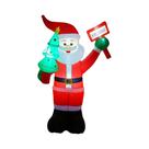 Papai Noel Inflável De 5.9FT Com Luzes LED Para Árvore De Natal, Decoração De Jardim Para Feriados