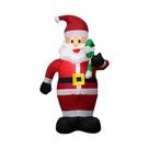 Papai Noel Inflável De LED De 1,2M Com Doces - Decoração De Natal Para Jardim E Festas Ao Ar Livre