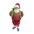 Papai Noel Luxo Mochileiro 28CM VM