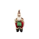 Papai Noel Musical Sentado Musical Estampa Natal 40cm