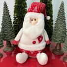 Papai Noel Pelúcia Vermelho/Branco - 30cm