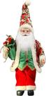 Papai Noel Pequeno Vermelho e Verde Decoração Natal 50cm