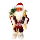 Papai Noel Saco E Ski Com Som E Movimento 30CM NTC10453