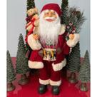 Papai Noel Segurando Urso - 45cm Papai Noel Segurando Urso - 45cm