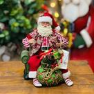 Papai Noel Sentado No Sofa 28cm - Magizi 29001