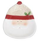 Papai Noel Travessa de Cerâmica Decoração de Natal 21cm