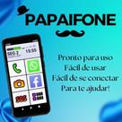 Papaifone 32gb dual icones grandes botão sos zap face insta - POSITIVO