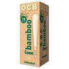 Papéis para enrolar OCB Bamboo Unbleached Cones 75/caixa