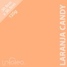 Papel 120 gramas 30,5x30,5cm Laranja Candy Color Plus - 10 unidades