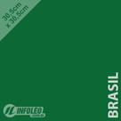 Papel 180 gramas 30,5x30,5cm Brasil (Verde Bandeira) Color Plus - 10 unidades