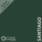 Papel 180 gramas 30,5x30,5cm Santiago (Verde Musgo) Color Plus - 10 unidades
