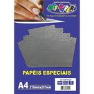 Papel A4 180g 10fls Estampado Preto Off Paper
