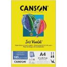 Papel A4 185g Canson iris vivaldi amarelo canário com 25fls