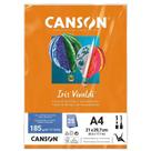 Papel A4 185g Canson iris vivaldi cenoura com 25 folhas
