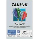 Papel A4 185g Canson iris vivaldi cinza com 25 folhas