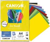Papel A4 185g Canson iris vivaldi cores sortidas com 25 fls