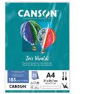 Papel A4 185g Canson iris vivaldi mar caribe com 25 folhas