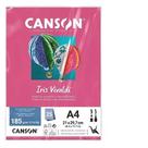 Papel A4 185g Canson iris vivaldi rosa escuro com 25 folhas