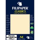 Papel A4 Perolado Creme 180G Caixa com 20 Folhas