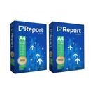 Papel A4 Report - Suzano - Branco 75g/m2 - 210mmx297mm - (500 folhas) - Kit com 02 pacotes