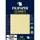 Papel A4 Vergê Palha 180G - Caixa com 50 Folhas
