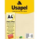 Papel A4 Vergê Usapel Creme 180G - Pacote com 50 Folhas