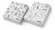 Papel Acoplado para Frios ou Lanches 30x38cm 400 Unidades Barreira Gordura Polietileno Embalagem