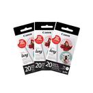 Papel adesivo Canon Ivy Zink Pre-Cut Circle 20 folhas x 3