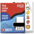 Papel adesivo de vinil imprimível JOYEZA Premium Inkjet 80 folhas