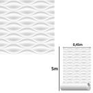 Papel Adesivo Decorativo Gesso Abstrato 3D Degradê Cinza 5m Papel Adesivo Decorativo Gesso Abstrato 3D Degradê Cinza 5m