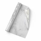 Papel Adesivo Mármore Branco e Preto 45cmx5m Antichama e Elegante