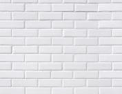 Papel Adesivo Pedra Tijolo Tijolinho branco pe97 Lisa 3D Banheiro Sala Cozinha Quarto