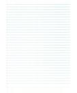 Papel Almaço c/Pauta c/Margem pct c/10 folhas -01 unidade
