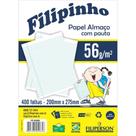 Papel Almaco Pauta e Margem 200X275MM 56G Pacote com 400 Folhas