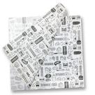 Papel Anti Gordura P/ Embalar Lanches Delivery 40x40 C/400