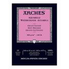 Papel Aquarela Arches Satinado 300g 14,8x21cm 12 Folhas