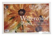 Papel aquarela Jack Richeson, pacote de 50, 12x18, 300gsm