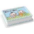 Papel arroz comestível para bolo aniversário festa comemoração chá de bebê cebolinha e cascão