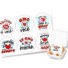 Papel Arroz comestível para mini bolo bento cake 9,5 Cm Redondo festa comemoração surpresa dia dos namorados te amo meu Papel Arroz comestível para mini bolo bento cake 9,5 Cm Redondo festa comemoração surpresa dia dos namorados te amo meu